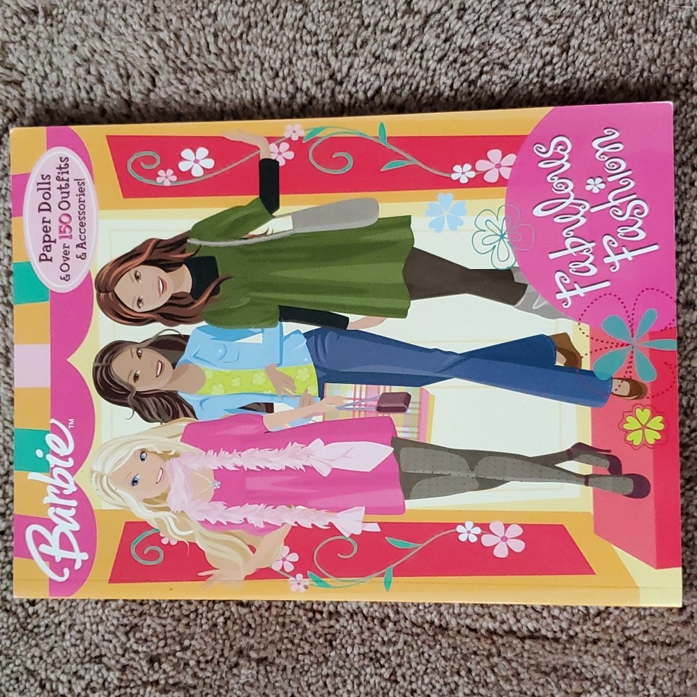 Barbie Fabulous Fashion Paper Dolls Book